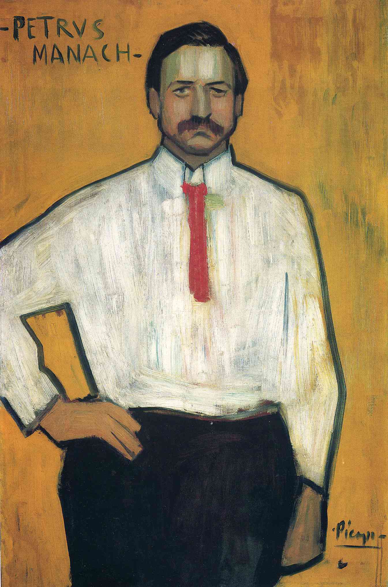 Picasso Portrait of Petrus Manach 1901
